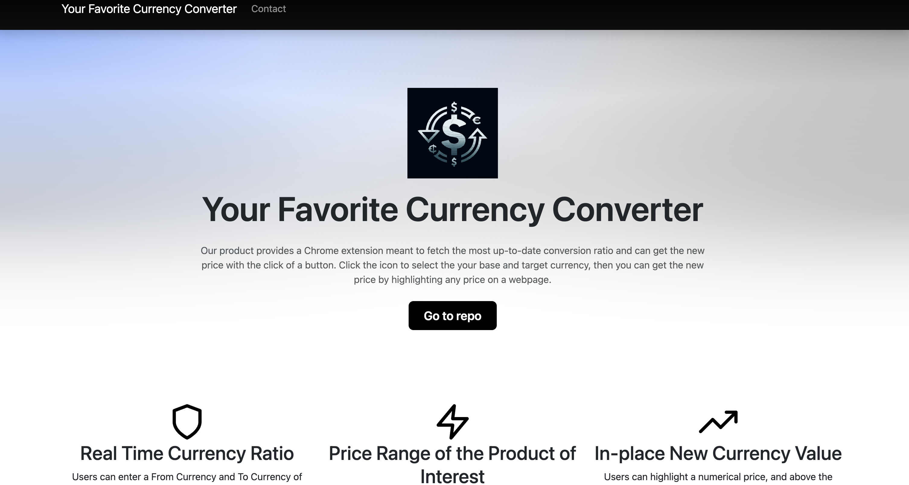 home page